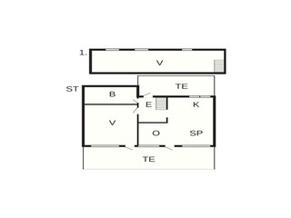 Casa per le vacanze Vaeggerløse Pianta del piano 26
