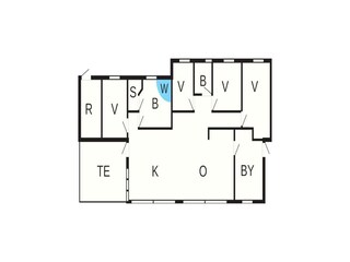 Maison de vacances Binderup Strand Plan d'étage 45