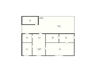 Vakantiehuis Otterup Grondplan 54