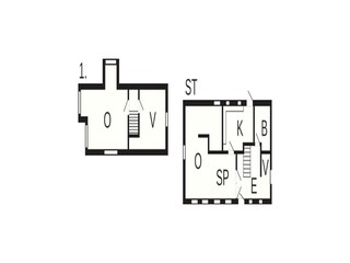 Vakantiehuis Søby Grondplan 3