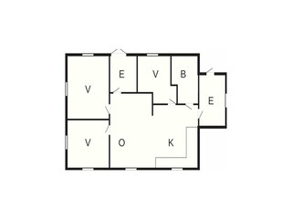 Vakantiehuis Verum Grondplan 16