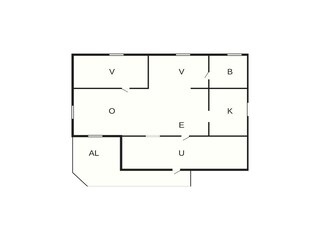 Vakantiehuis Sölvesborg Grondplan 26