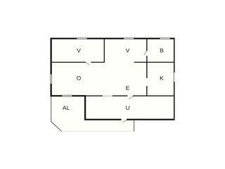 Vakantiehuis Sölvesborg Grondplan 8
