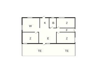 Maison de vacances Højby Plan d'étage 58