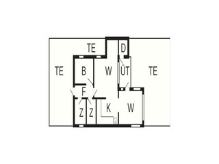 Vakantiehuis Hejlsminde Grondplan 53
