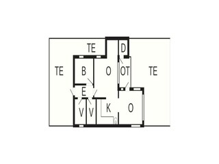 Vakantiehuis Hejlsminde Grondplan 54