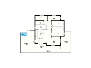 Maison de vacances Sønderballe Plan d'étage 53
