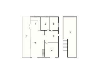 Vakantiehuis Eskebjerg Grondplan 35