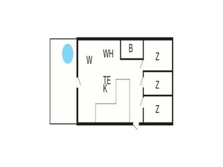 Ferienhaus Humlum Grundriss 8