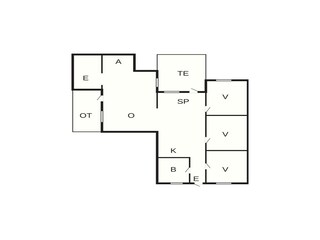 Casa per le vacanze Bunken Pianta del piano 51