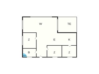 Casa de vacaciones Tåsinge Plano de planta 5