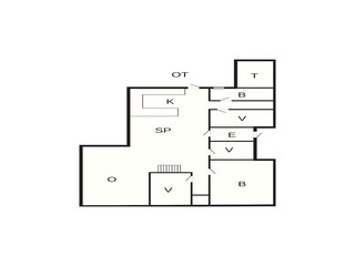 Casa de vacaciones Aalbæk Plano de planta 32