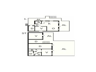 Vakantiehuis Lur Grondplan 12
