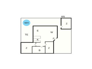 Vakantiehuis Humlum Grondplan 40