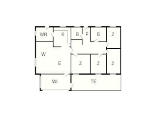 Holiday house Humlum Floor Plan 43