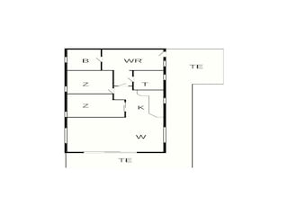 Vakantiehuis Ebeltoft Grondplan 48