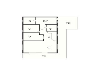 Vakantiehuis Ebeltoft Grondplan 47
