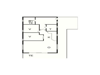 Vakantiehuis Ebeltoft Grondplan 5
