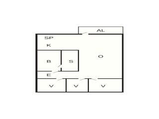 Vakantiehuis Veberöd Grondplan 22