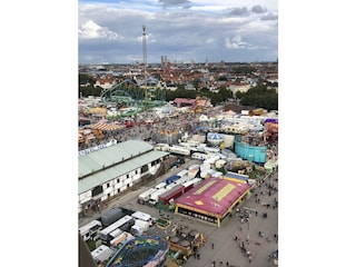 Vom Riesenrad Blick auf die Frauenkirche