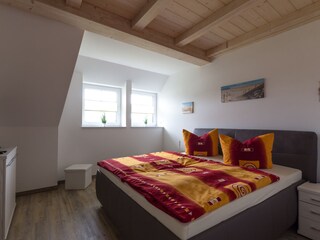 Schlafzimmer OG FeWo Hiddeseeblick