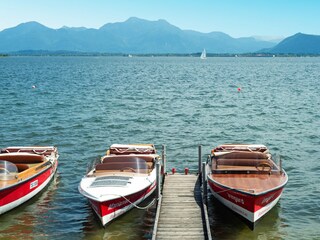 fußläufige Seepromenade Prien am Chiemsee