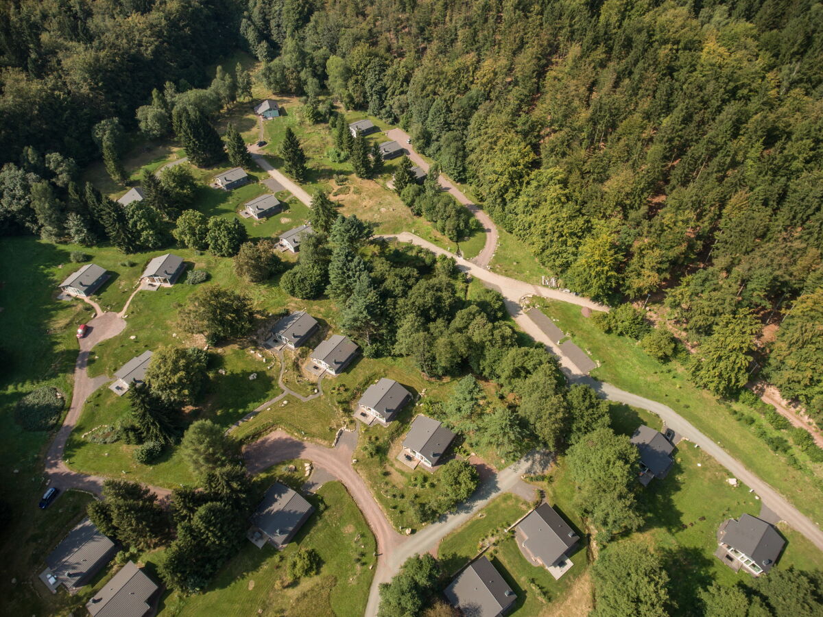 Luftbild der Ferienanlage