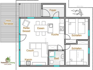 Casa de vacaciones Ruhla Plano de planta 28