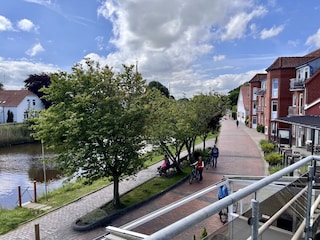 Blick vom Balkon