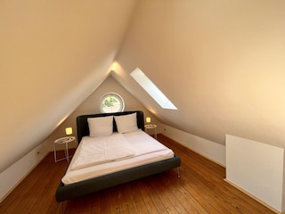 Schlafbereich Spitzboden