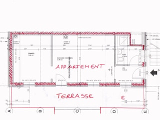 Grundriss des Appartements