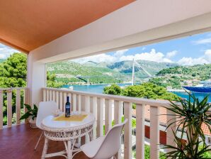 Guest House Avdic - Studio-Apartment mit Balkon und Meerblick - Mokošica - image1