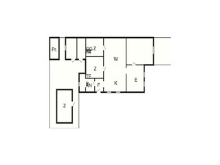 Casa de vacaciones Sjølund Plano de planta 4
