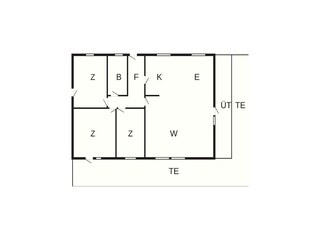 Maison de vacances Vaeggerløse Plan d'étage 2