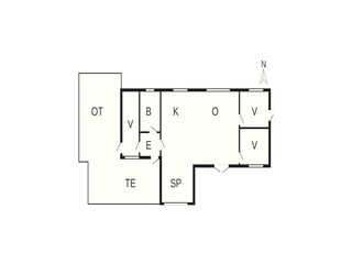 Vakantiehuis Sommerodde Grondplan 22