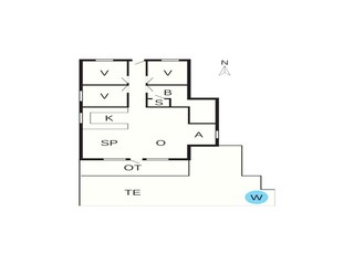 Vakantiehuis Fjand Grondplan 41