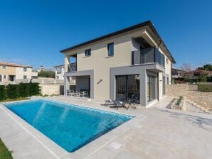 Moderne Villa mit Pool und überdachter Terrasse - Brtonigla - image1