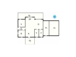 Vakantiehuis Broager Grondplan 43