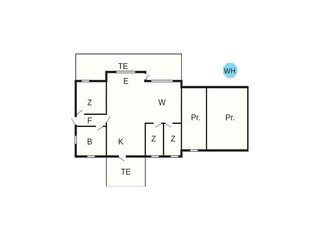 Casa de vacaciones Broager Plano de planta 13