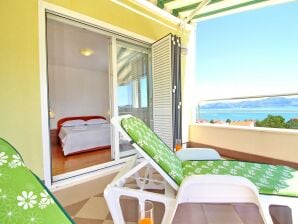 Apartments Gusti - Two-Bedroom Apartment with Balcony and Sea View - Drace - image1