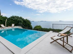 Villa Mirjana - One Bedroom Apartment with Terrace and Sea View (Palma) - Mlini - image1