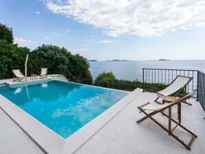 Villa Mirjana - One Bedroom Apartment with Terrace and Sea View (Palma) - Mlini - image1