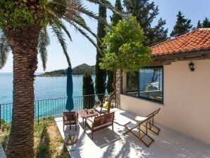 Wohnwagen Villa Mirjana - One Bedroom Apartment with Terrace and Sea View (Naranča) - Mlini - image1