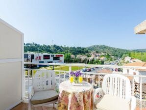 Appartement Pansion Srebreno - Double or Twin Room with Balcony and City View 2 - Kupari - image1