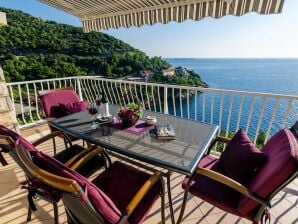 Indy's Beach Apartments -Two Bedroom Apartment with Balcony and Sea View - Zaton near Dubrovnik - image1