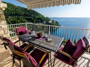 Indy's Beach Apartments -Two Bedroom Apartment with Balcony and Sea View - Zaton near Dubrovnik - image1