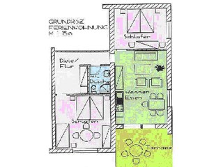 Appartamento per vacanze Malchow Pianta del piano 41