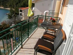 House Karlo Apartments - One-Bedroom Apartment with Two Balconies and Sea View (A5) - Stanici - image1