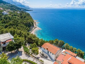 Apartment Rooms Sani- Double Room with Terrace and Sea View (S2) - Brela - image1