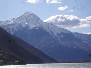 View of the mountains in March